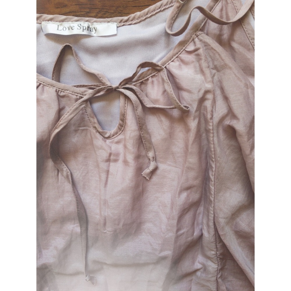 Light Blush Colored Mini Dress/Long Shirt